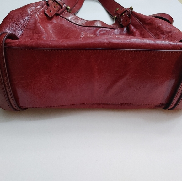 Kooba red leather handbag - Picture 5 of 9